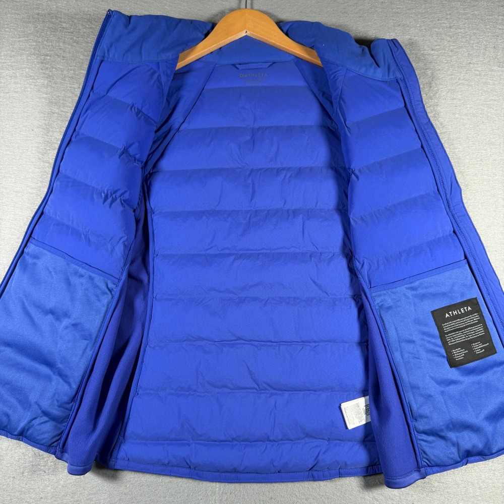Athleta Inlet Vest 2.0 Blue Primaloft Insulated Wind Resistant 768928-00 Women L - Picture 8 of 15